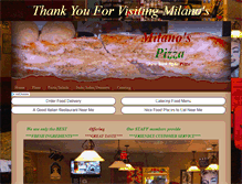 Tablet Screenshot of milanosmillington.com